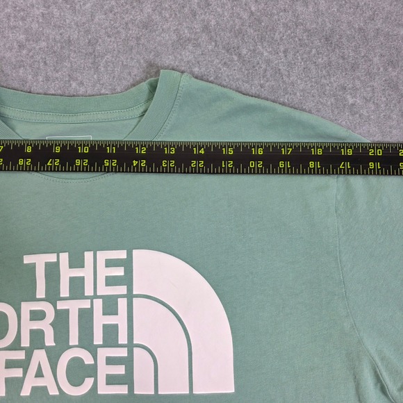 The North Face T-Shirt Men's XL Sage Green Short Sleeve Graphic Logo Tee - Picture 9 of 11